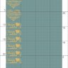 03-03 Термотикетки Сделано с любовью 8шт золото гладкое 5х23см